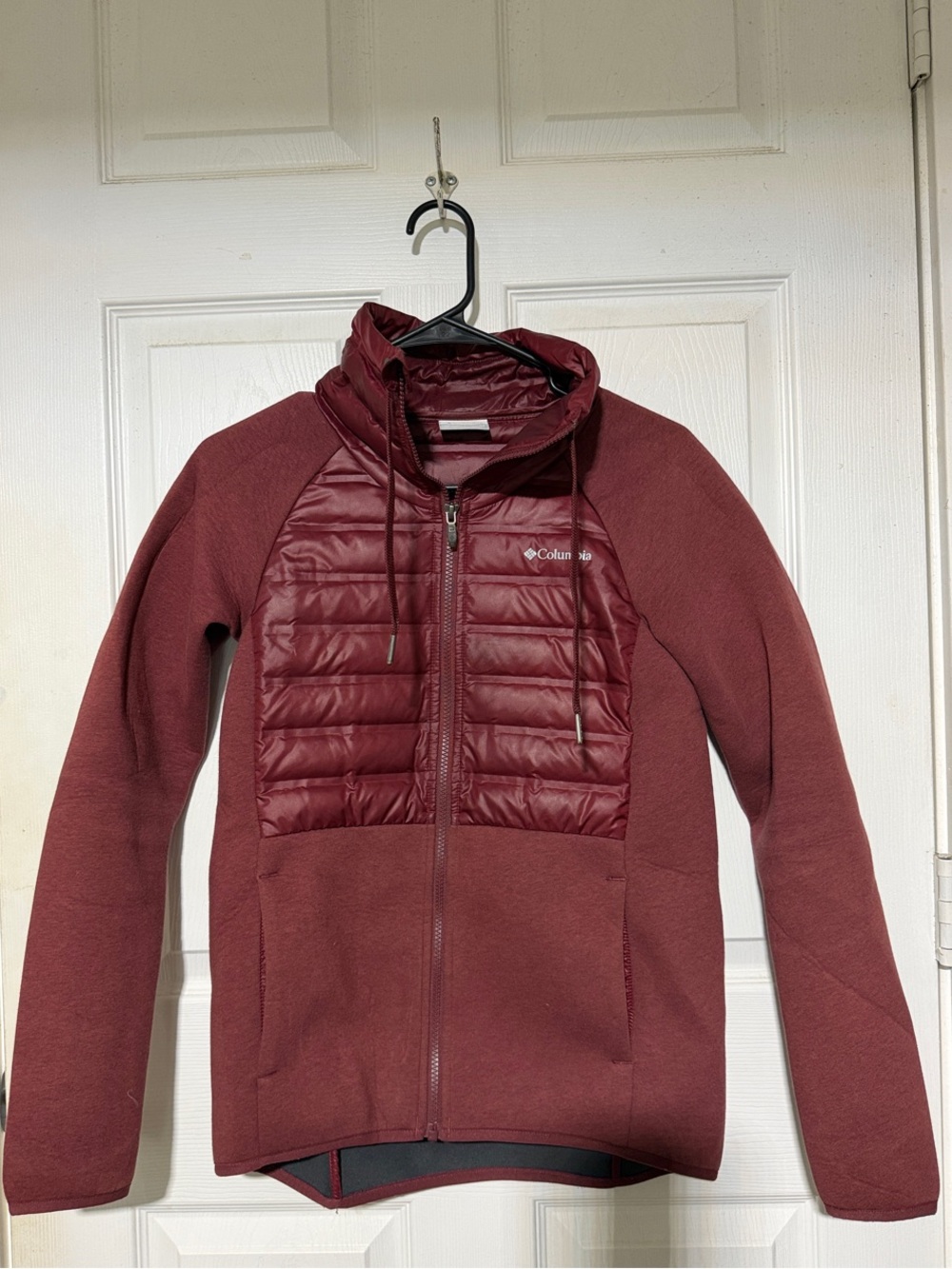 Columbia Women's Burgundy Hybrid Insulated Jacket